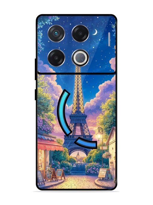 Twilight In Paris Glossy Soft Edge Case for Infinix Gt 20 Pro (5G) Chachhi