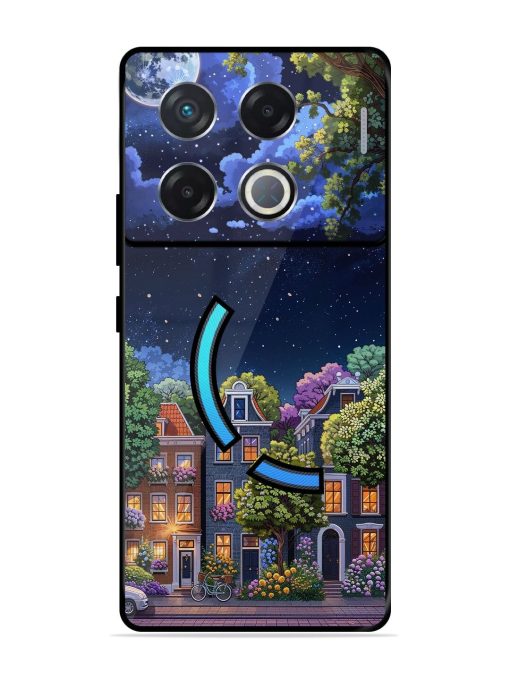 Moonlit Streets Glossy Soft Edge Case for Infinix Gt 20 Pro (5G) Chachhi