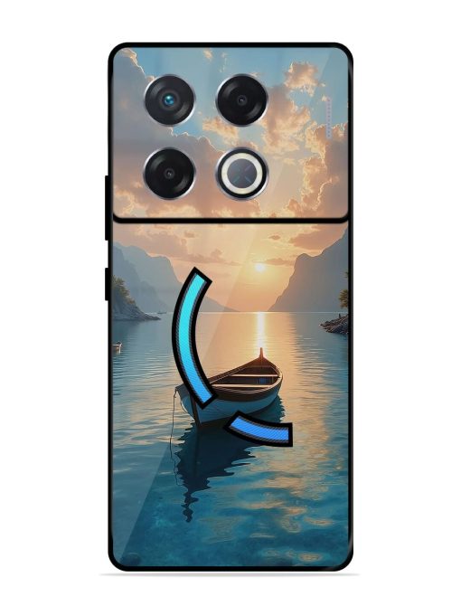 Serene Sunset Glossy Soft Edge Case for Infinix Gt 20 Pro (5G) Chachhi