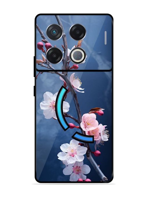 Delicate Blossoms Glossy Soft Edge Case for Infinix Gt 20 Pro (5G) Chachhi