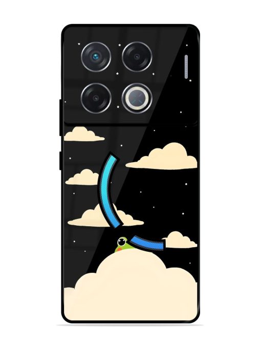 Froggy Night Sky Glossy Soft Edge Case for Infinix Gt 20 Pro (5G) Chachhi