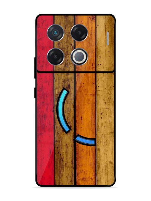 Colorful Woodgrain Glossy Soft Edge Case for Infinix Gt 20 Pro (5G) Chachhi