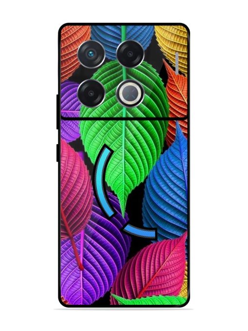 Rainbow Leaf Symphony Glossy Soft Edge Case for Infinix Gt 20 Pro (5G) Chachhi