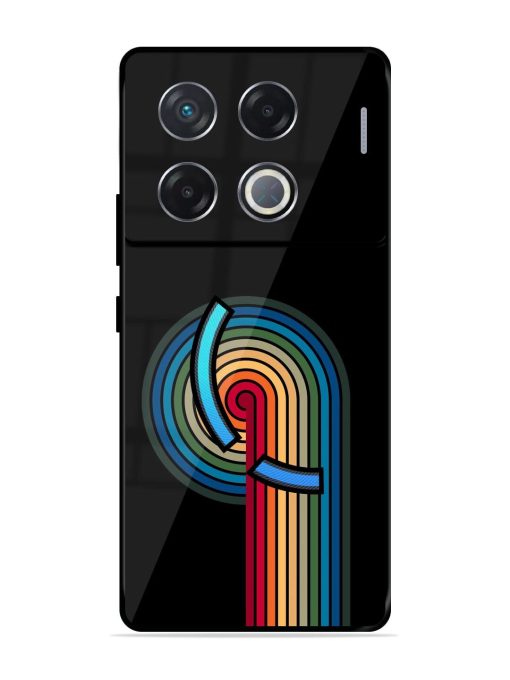 Rainbow Ripple Glossy Soft Edge Case for Infinix Gt 20 Pro (5G) Chachhi