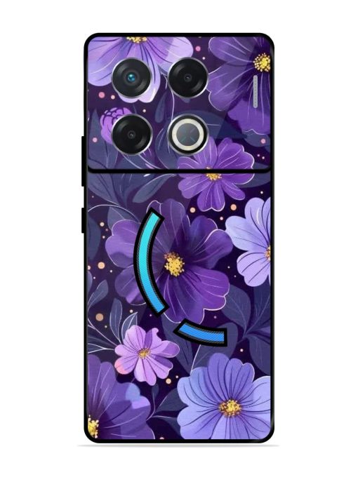 Purple Paradise Glossy Soft Edge Case for Infinix Gt 20 Pro (5G) Chachhi