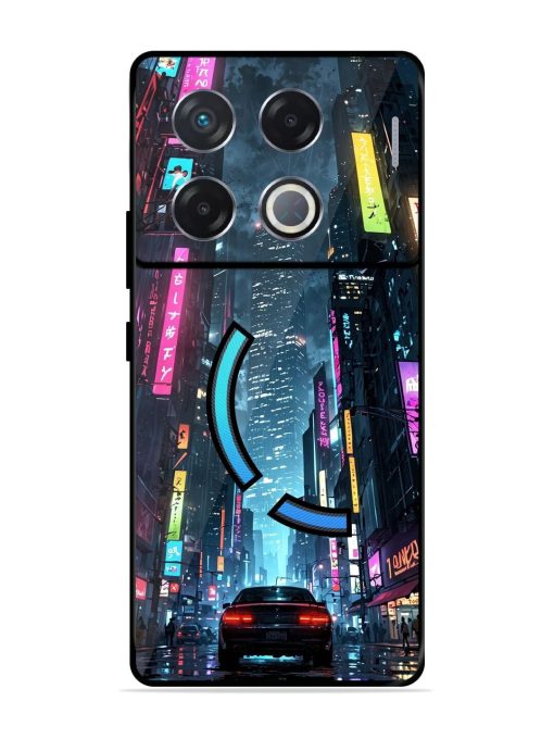 Neon Nightscape Glossy Soft Edge Case for Infinix Gt 20 Pro (5G) Chachhi