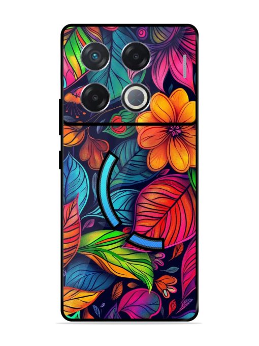 Rainbow Of Blooms Glossy Soft Edge Case for Infinix Gt 20 Pro (5G) Chachhi