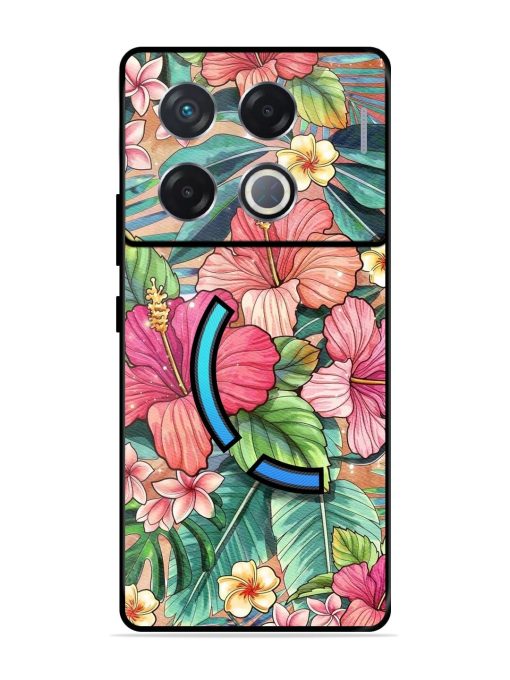 Tropical Tapestry Glossy Soft Edge Case for Infinix Gt 20 Pro (5G)