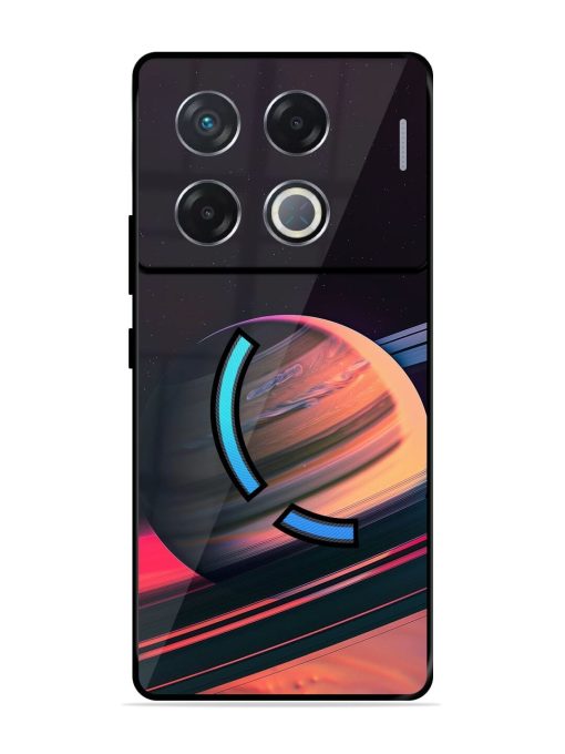 Neon Saturn Glossy Soft Edge Case for Infinix Gt 20 Pro (5G)