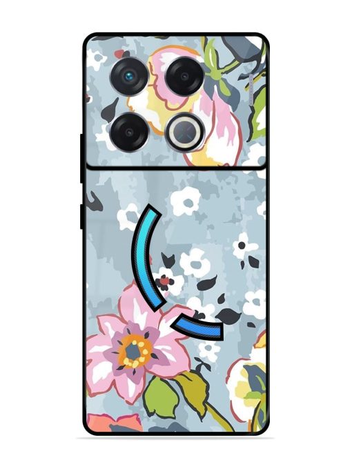 Floral Fantasy Glossy Soft Edge Case for Infinix Gt 20 Pro (5G) Chachhi