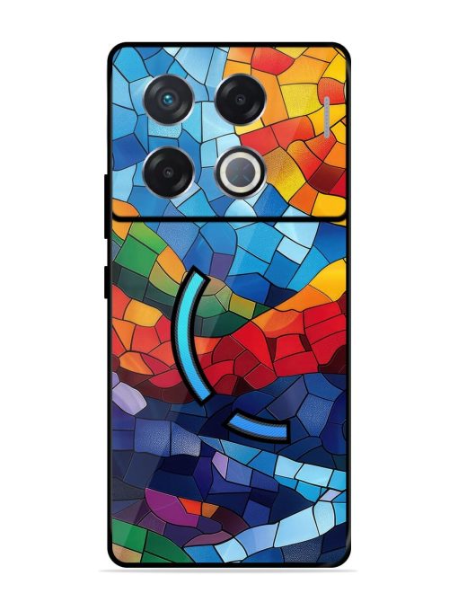 Mosaic Sunset Glossy Soft Edge Case for Infinix Gt 20 Pro (5G) Chachhi