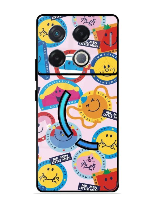 Whimsical Mr. Men & Little Miss Glossy Soft Edge Case for Infinix Gt 20 Pro (5G) Chachhi