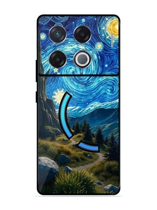 Starry Night In The Shire Glossy Soft Edge Case for Infinix Gt 20 Pro (5G) Chachhi