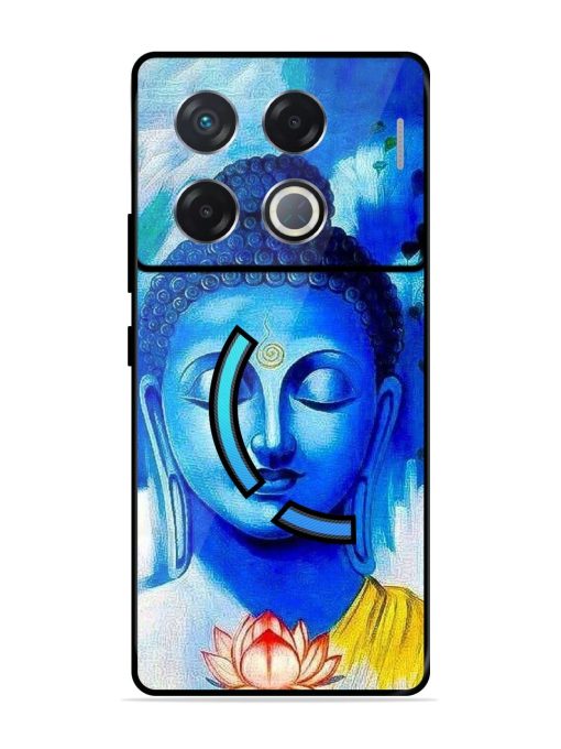 Serene Buddha With Lotus Glossy Soft Edge Case for Infinix Gt 20 Pro (5G) Chachhi