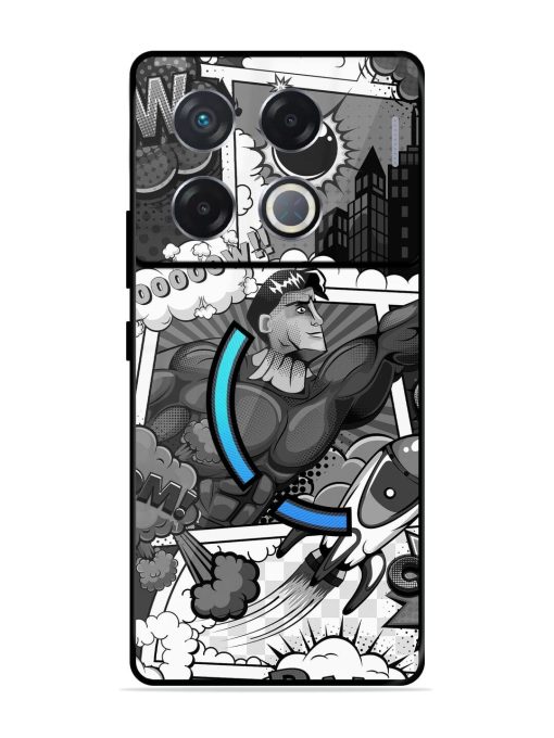 Comic Book Chaos Glossy Soft Edge Case for Infinix Gt 20 Pro (5G)