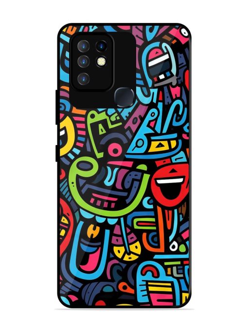 Doodlephoria Glossy Soft Edge Case for Infinix Hot 10 Chachhi