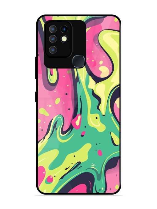 Gooey Grooves Glossy Soft Edge Case for Infinix Hot 10 Chachhi