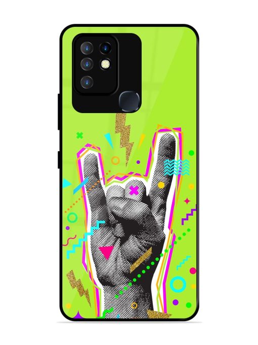 Neon Rock Glossy Soft Edge Case for Infinix Hot 10 Chachhi