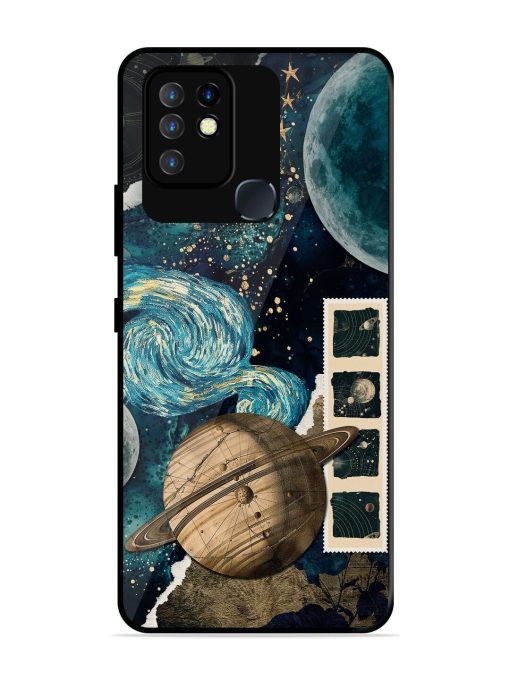 Celestial Tapestry Glossy Soft Edge Case for Infinix Hot 10 Chachhi