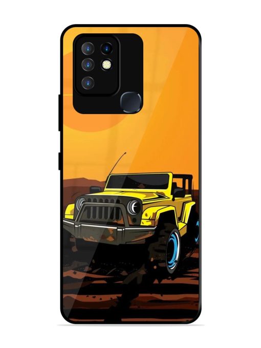 Sunset Cruise Glossy Soft Edge Case for Infinix Hot 10 Chachhi