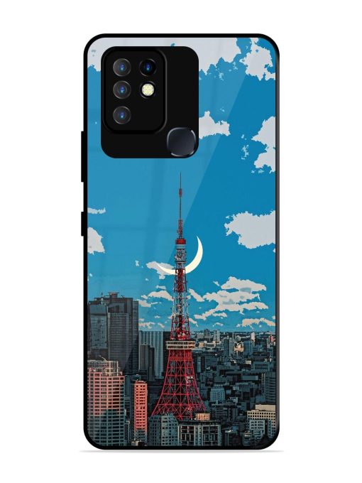 Tokyo Twilight Glossy Soft Edge Case for Infinix Hot 10 Chachhi