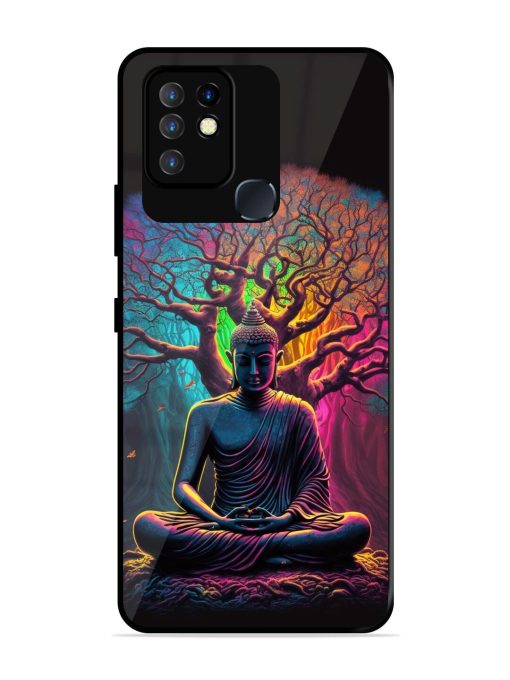 Enlightened Serenity Glossy Soft Edge Case for Infinix Hot 10 Chachhi