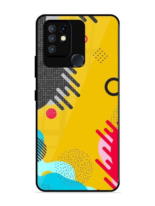 Neon Pop Glossy Soft Edge Case for Infinix Hot 10 Chachhi