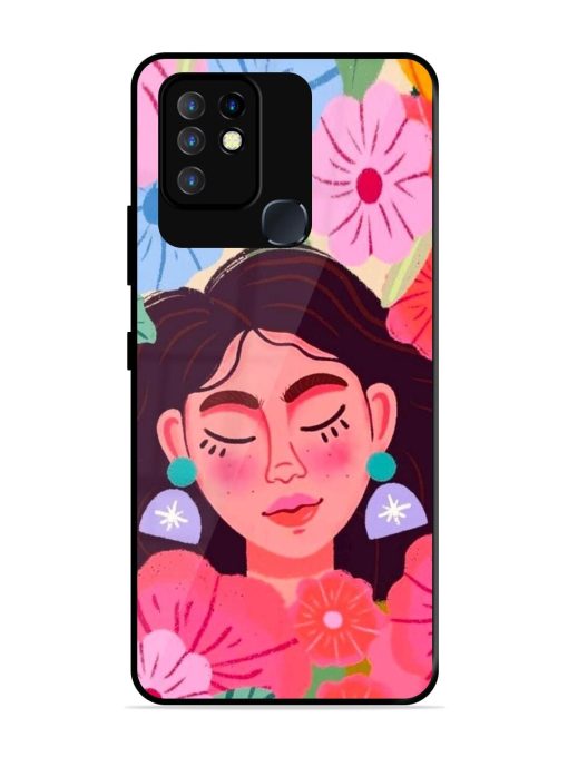 Blooming Serenity Glossy Soft Edge Case for Infinix Hot 10 Chachhi