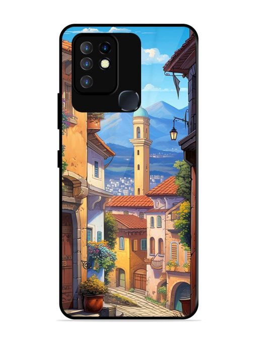 Tuscan Twilight Glossy Soft Edge Case for Infinix Hot 10 Chachhi