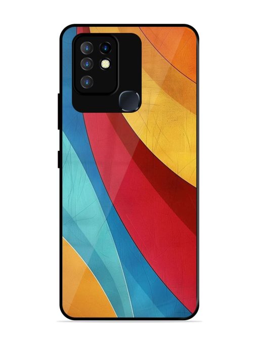 Curving Canvas Glossy Soft Edge Case for Infinix Hot 10 Chachhi