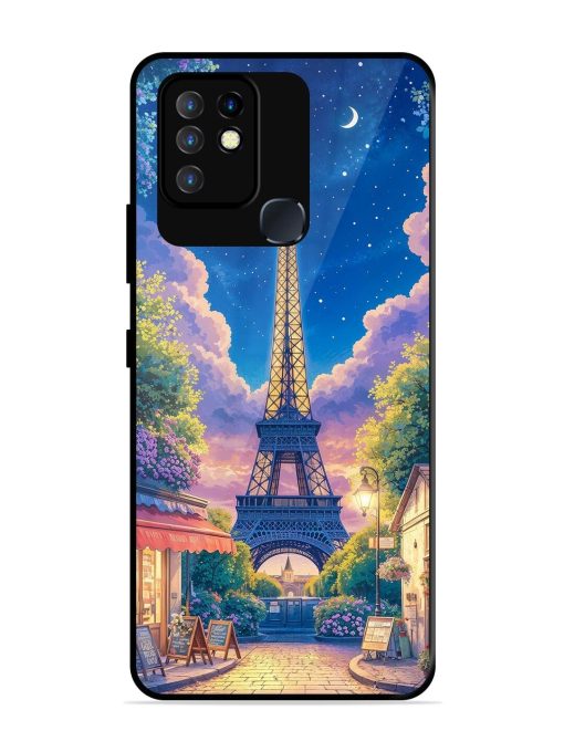 Twilight In Paris Glossy Soft Edge Case for Infinix Hot 10 Chachhi