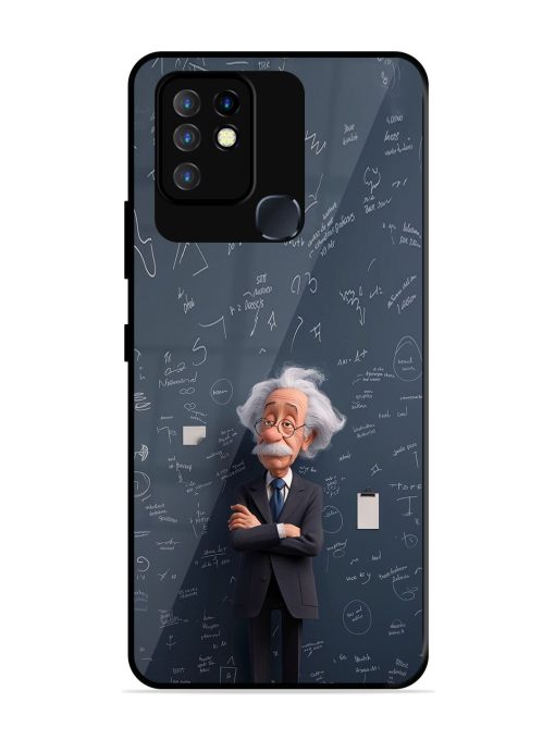 Albert Einstein Glossy Soft Edge Case for Infinix Hot 10 Chachhi