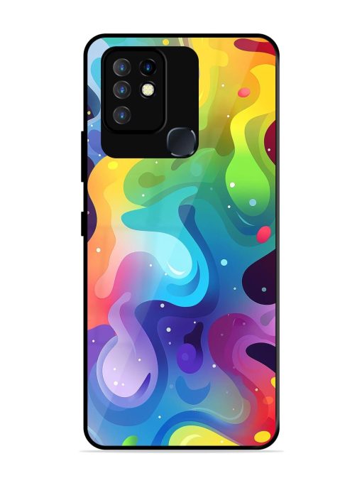 Rainbow River Glossy Soft Edge Case for Infinix Hot 10 Chachhi