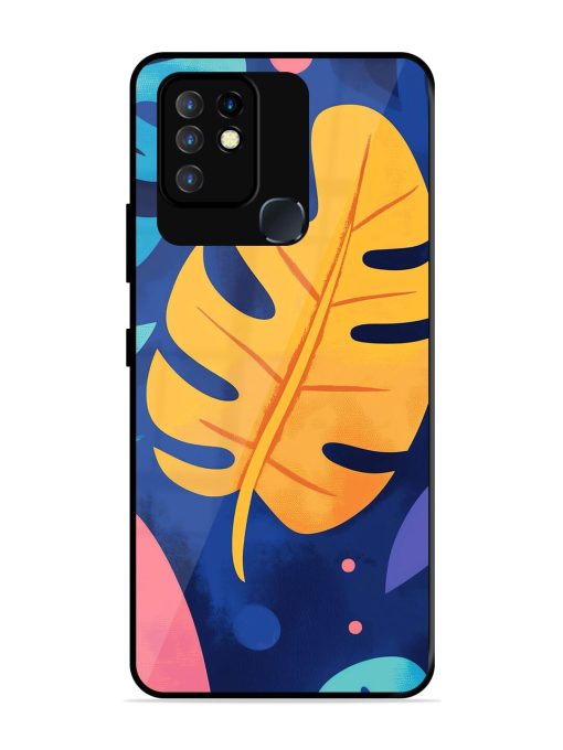 Tropical Tapestry Glossy Soft Edge Case for Infinix Hot 10 Chachhi