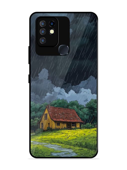 Rainy Day Retreat Glossy Soft Edge Case for Infinix Hot 10 Chachhi