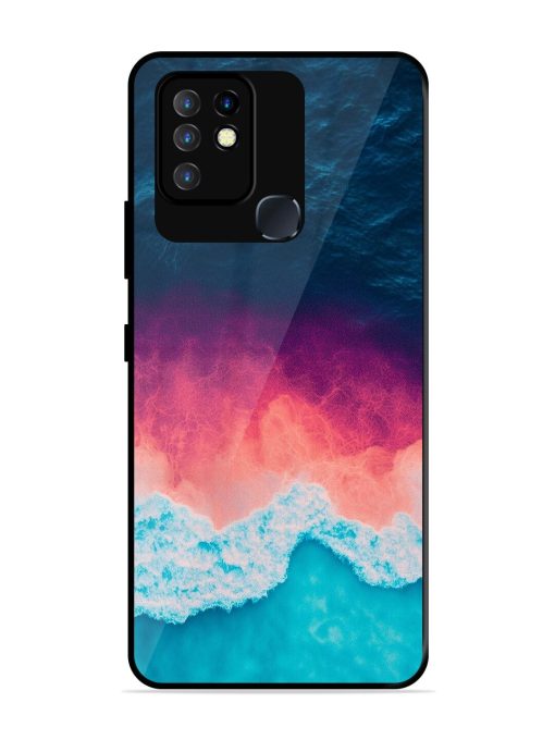 Where The Ocean Meets The Sky Glossy Soft Edge Case for Infinix Hot 10 Chachhi