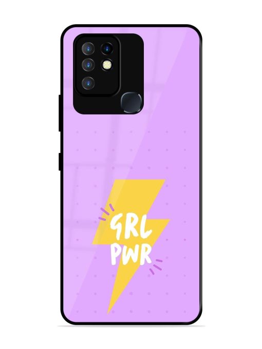 Girl Power Spark Glossy Soft Edge Case for Infinix Hot 10 Chachhi