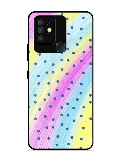 Polka Dot Paradise Glossy Soft Edge Case for Infinix Hot 10 Chachhi