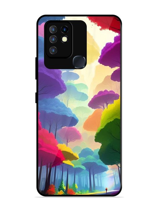 Rainbow Road Glossy Soft Edge Case for Infinix Hot 10 Chachhi