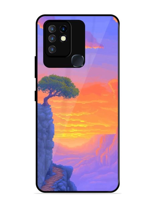 Cliffside Solitude Glossy Soft Edge Case for Infinix Hot 10 Chachhi