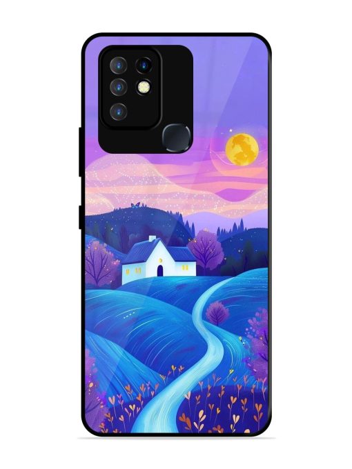 Moonlit Meadow Glossy Soft Edge Case for Infinix Hot 10 Chachhi