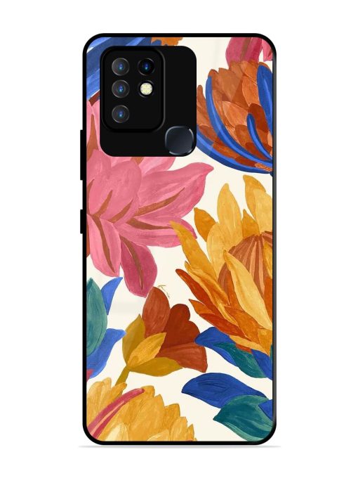 Blooming Tapestry Glossy Soft Edge Case for Infinix Hot 10 Chachhi