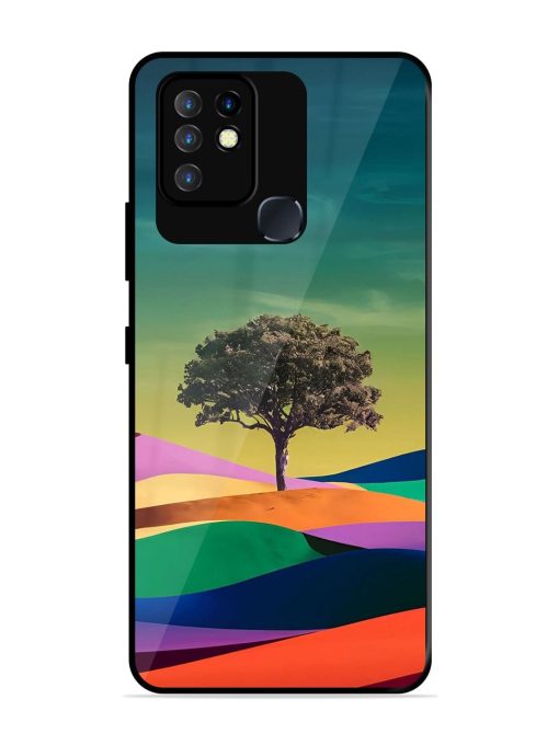 Rainbow'S Lone Sentinel Glossy Soft Edge Case for Infinix Hot 10 Chachhi