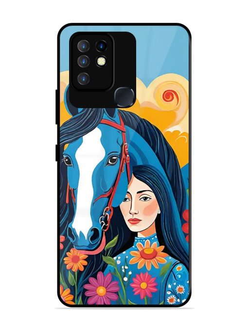 Equine Enchantment Glossy Soft Edge Case for Infinix Hot 10 Chachhi