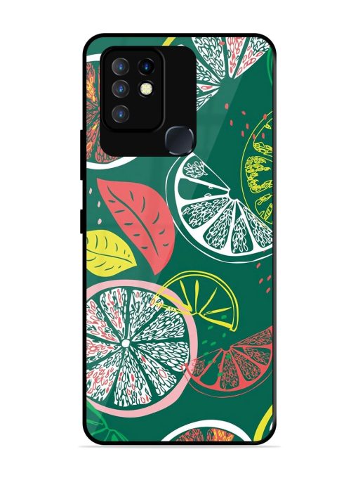 Citrus Symphony Glossy Soft Edge Case for Infinix Hot 10 Chachhi