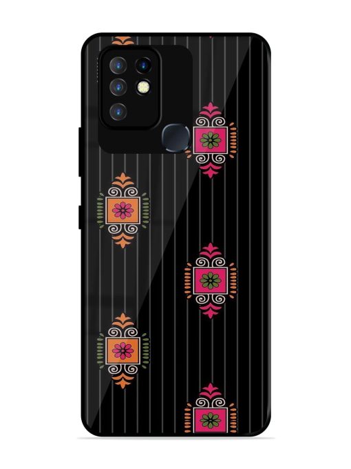 Ornate Elegance Glossy Soft Edge Case for Infinix Hot 10 Chachhi