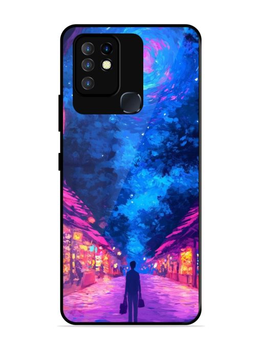 Neon Nightscape Glossy Soft Edge Case for Infinix Hot 10 Chachhi