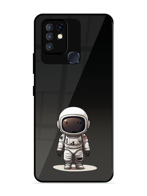 Neon Astronaut Glossy Soft Edge Case for Infinix Hot 10 Chachhi