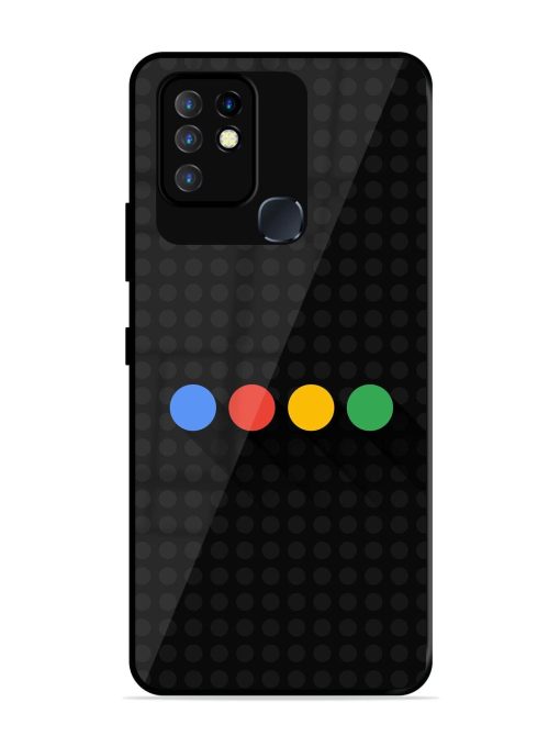 Google Dots Glossy Soft Edge Case for Infinix Hot 10 Chachhi