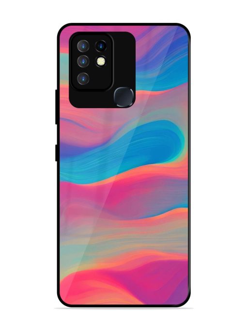 Wavy Wonder Glossy Soft Edge Case for Infinix Hot 10 Chachhi